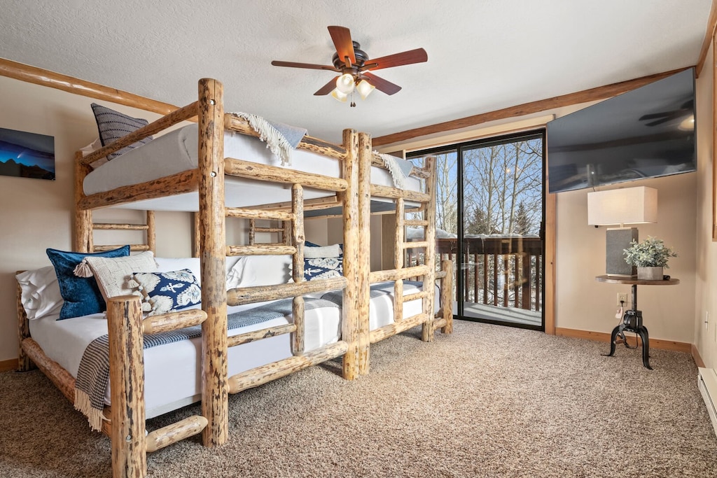 Third Bedroom--2 sets of Captain's Bunks (Twin over Queen)