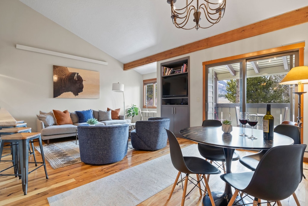 Dining Area and Living Room