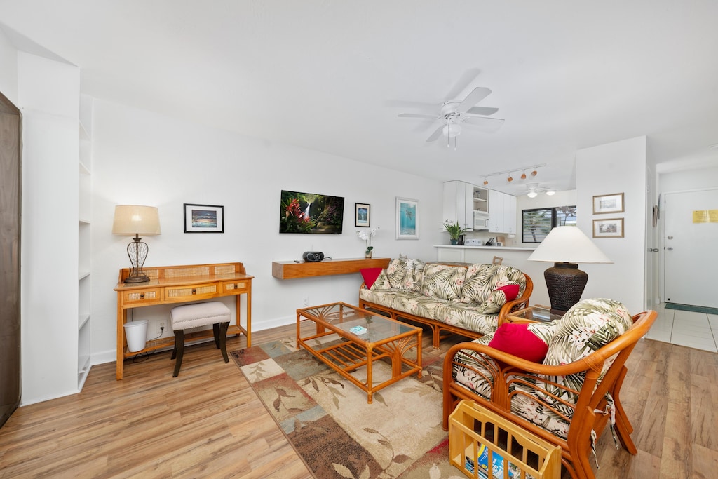 Relax on the couch after a long day of traveling