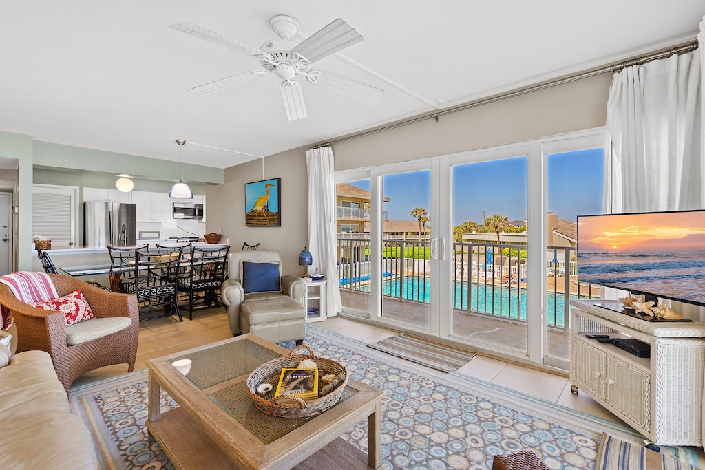 Pool View from Living Area