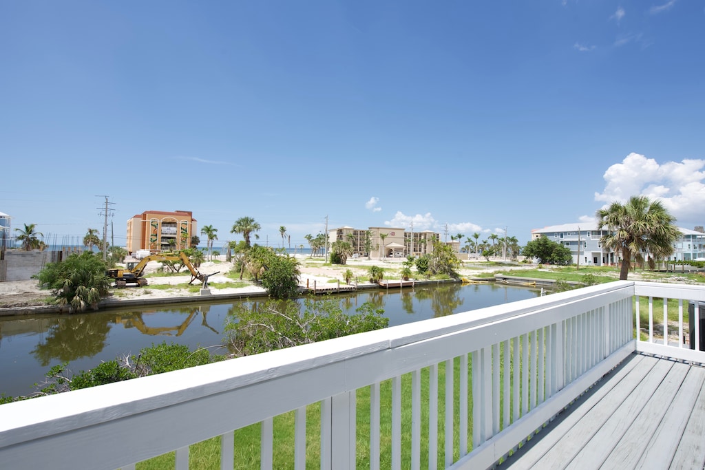 View of Canal and Beach