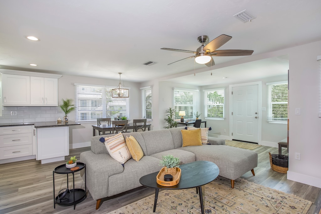 Open concept Living Area