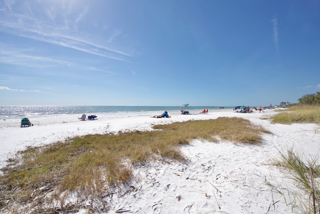 Guests enjoying relaxing moments on the sand