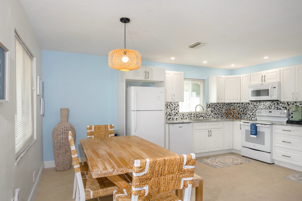 View of the Kitchen and Dining Table