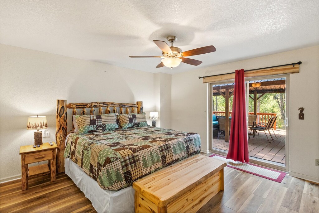 Main floor king bedroom with ensuite bath