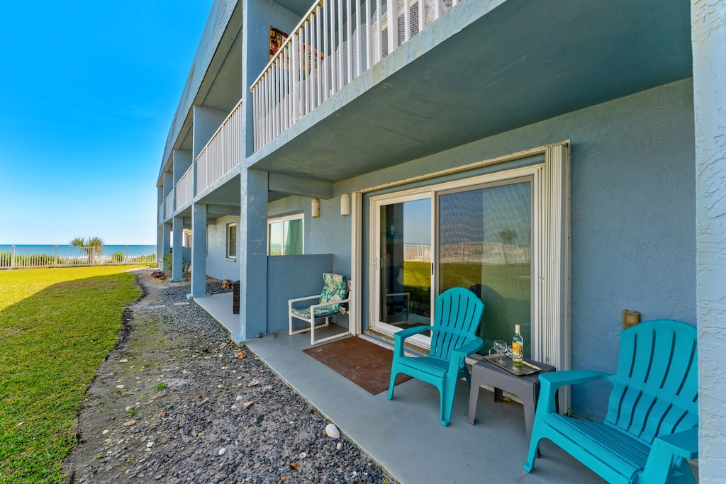 Enjoy your morning to this this private patio