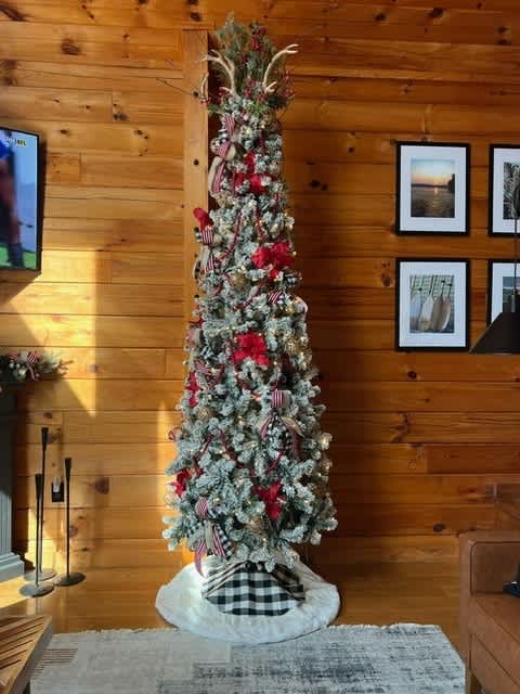 We are fully decorated for Christmas!