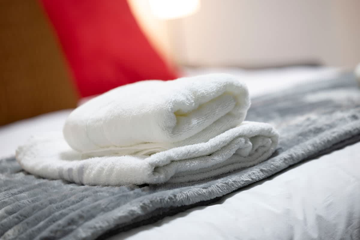 Hotel quality linens and towels 