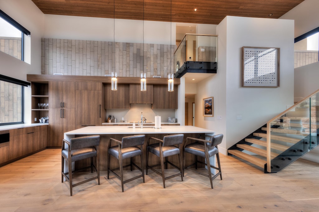 Fully stocked kitchen with Wolf and Sub Zero appliances