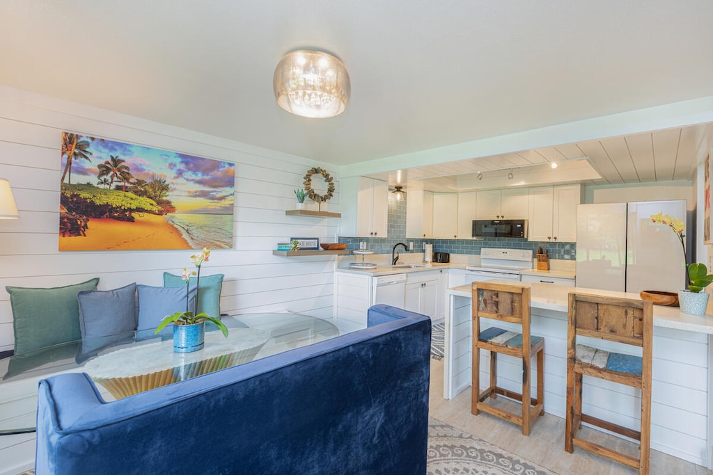 Bright and inviting kitchen and lounge area designed for comfort and connection.