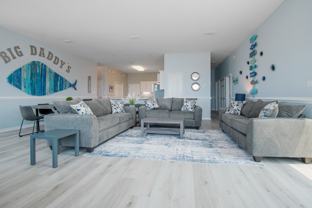 Relax or read a book in the open concept living room