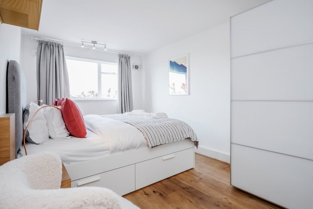 Bedroom 1 with ensuite shower room