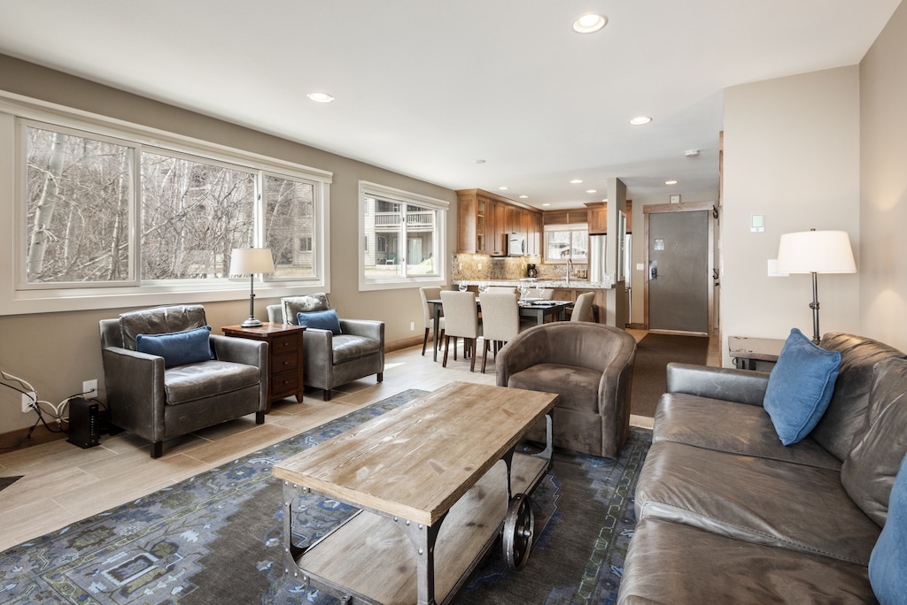 Expansive floor plan