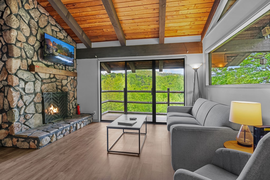 Living Room Fireplace Area