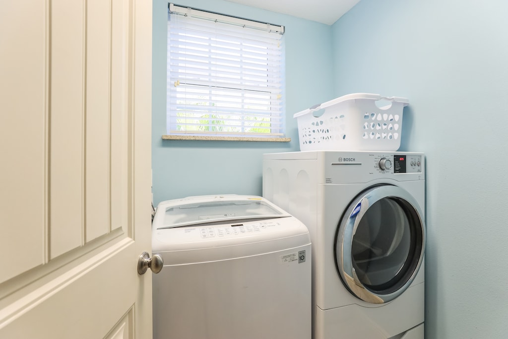 Utility Space with Washer Dryer