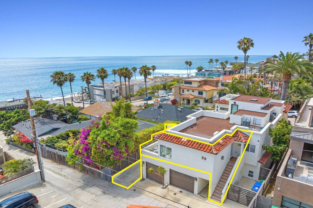 Private entrance and parking