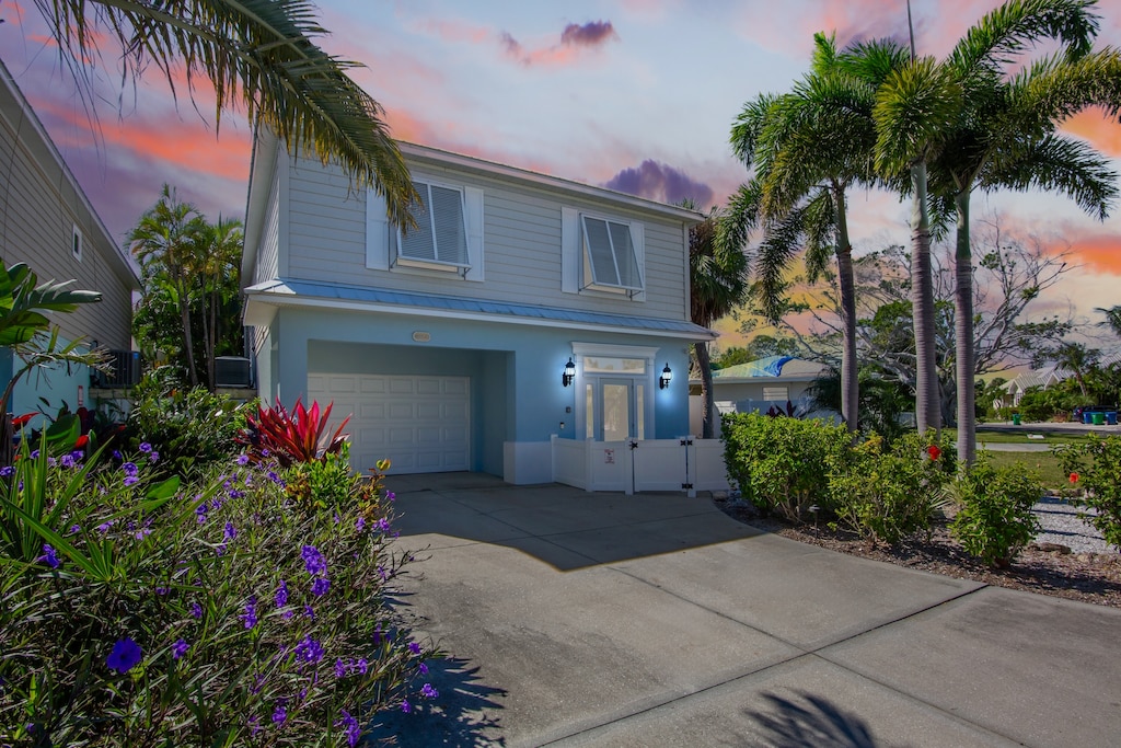 Welcoming front view of the home
