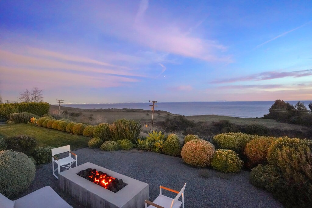 The ultimate fireside escape, under Malibu’s ever-changing skies.