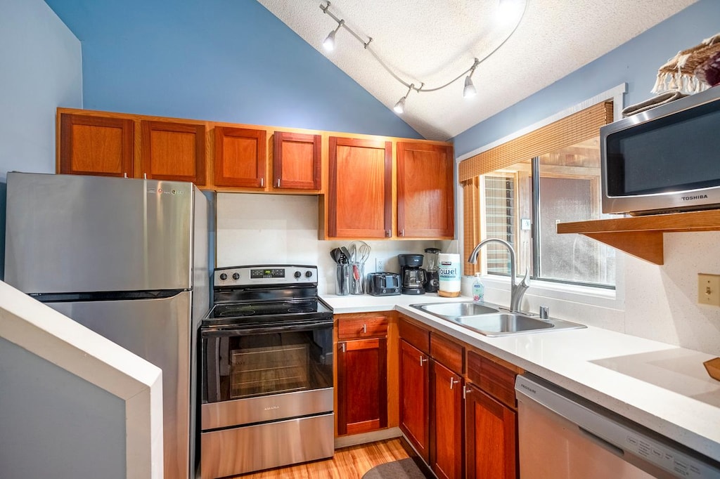 Inside you'll find a fully-equipped kitchen with all the comforts of your own home. Even if you're just plating up some takeout, everything you might need is right here!