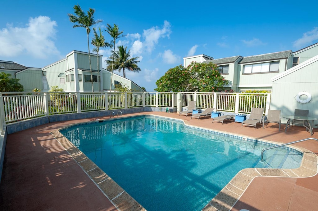 Relax by the pool at the Kamahana complex
