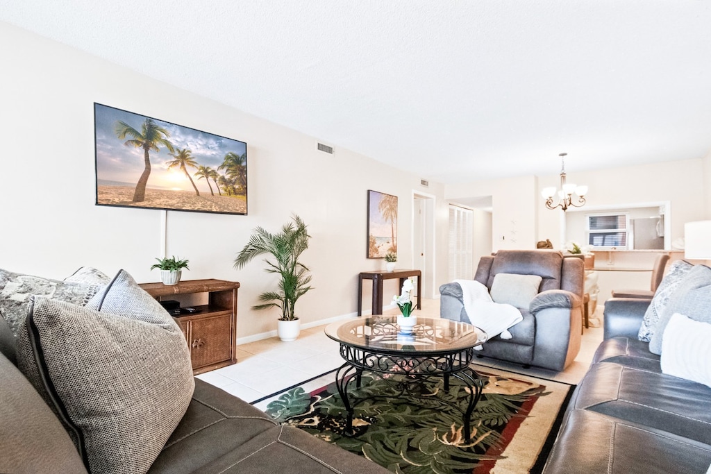 Comfortable living room seating