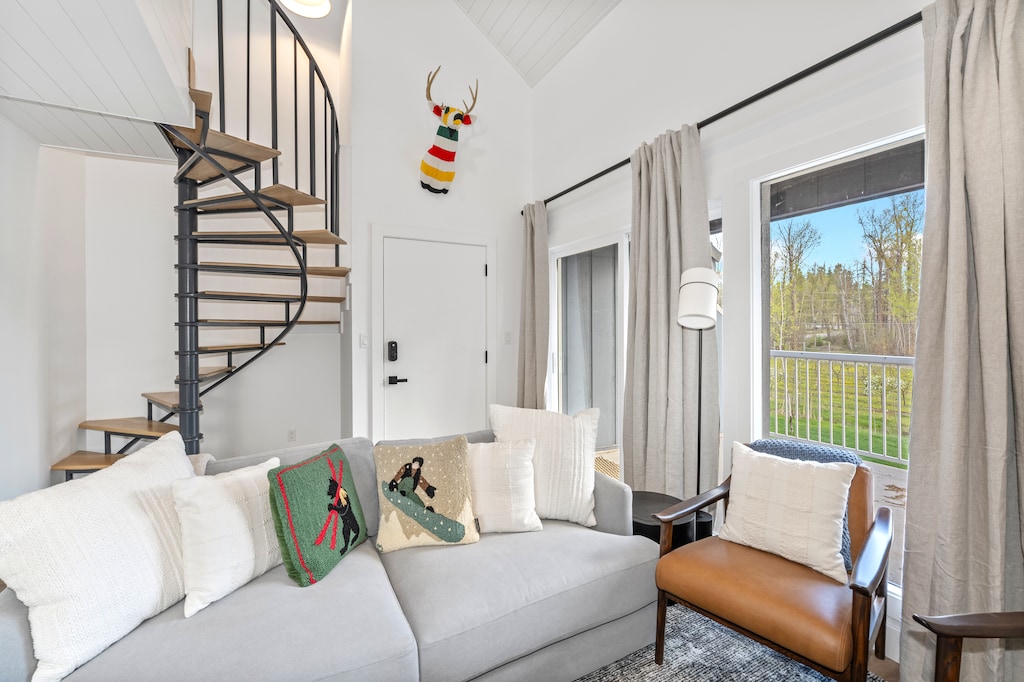 Relax on the couch and enjoy the views | Main Level