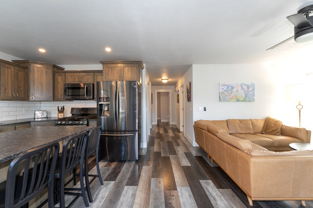 Kitchen Adjacent to the Living Room | Upper Level