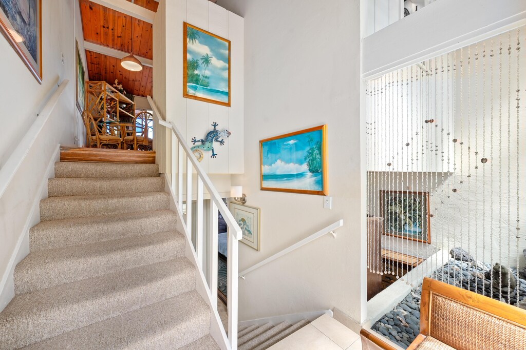 Stairway to the bedroom