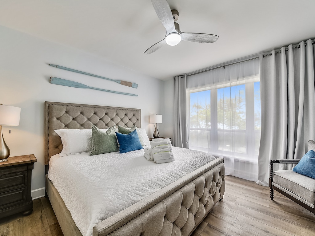 Master Bedroom with King Bed at 2412 Windsor II