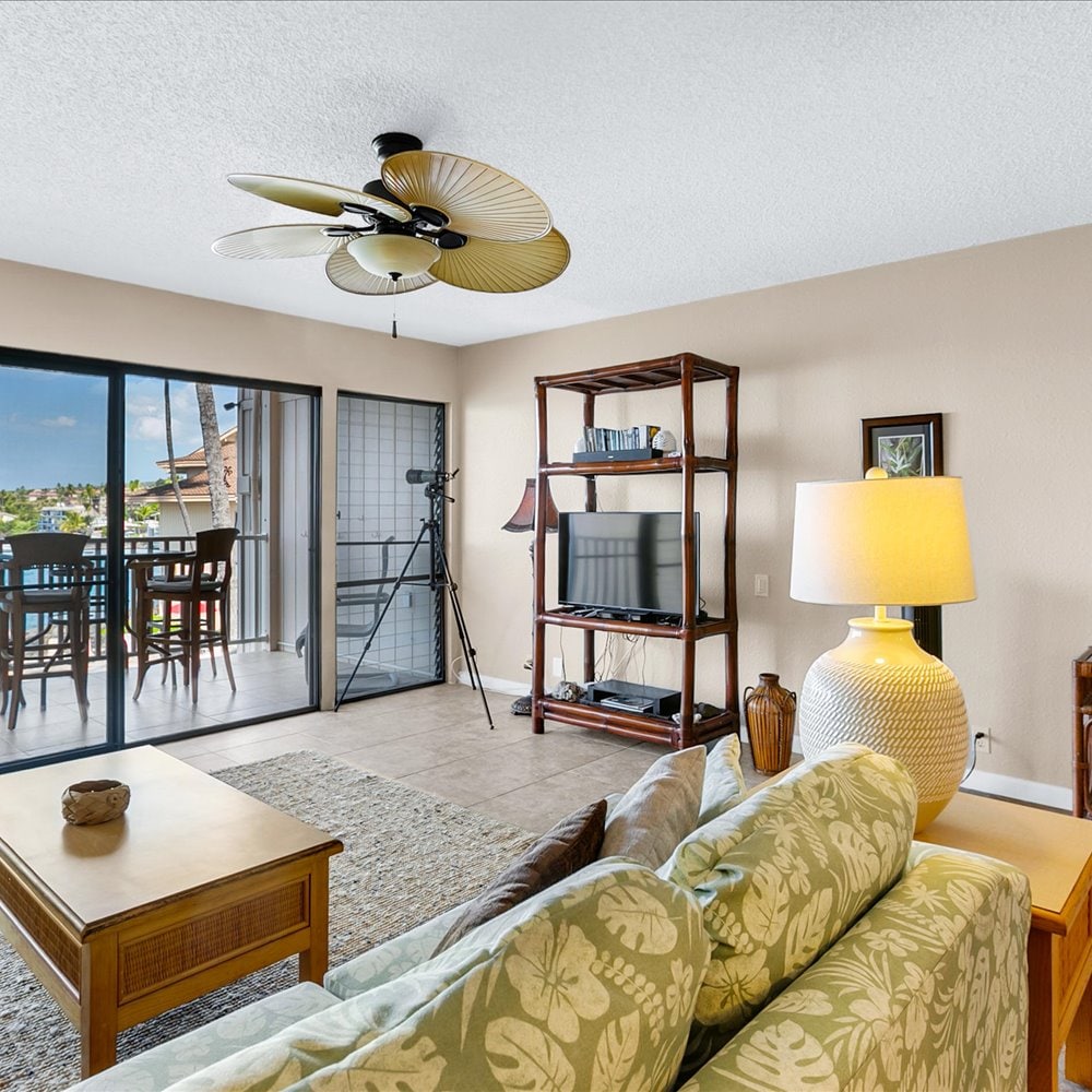 Living room with ocean view 
