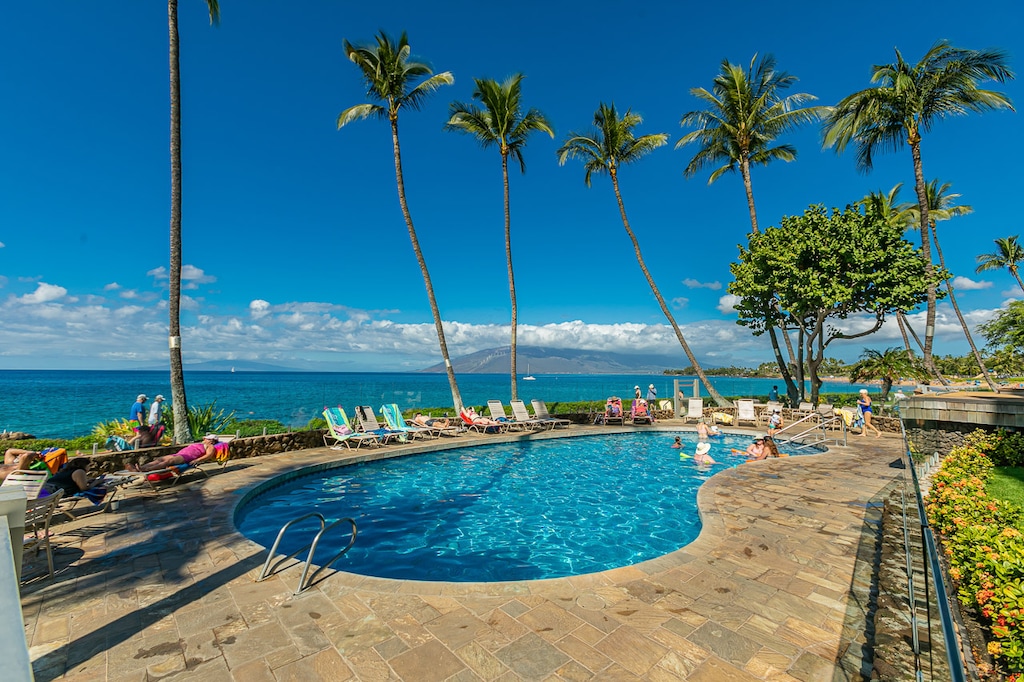 Oceanside Pool great for Relaxing under the Sun
