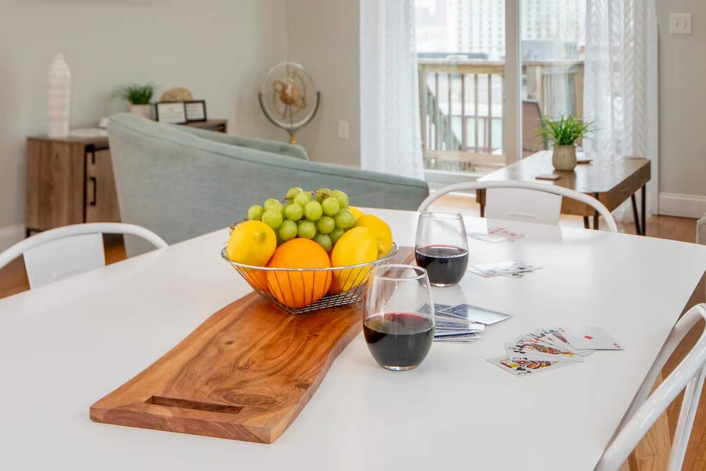 Enjoy the view while you unwind after a long travel day