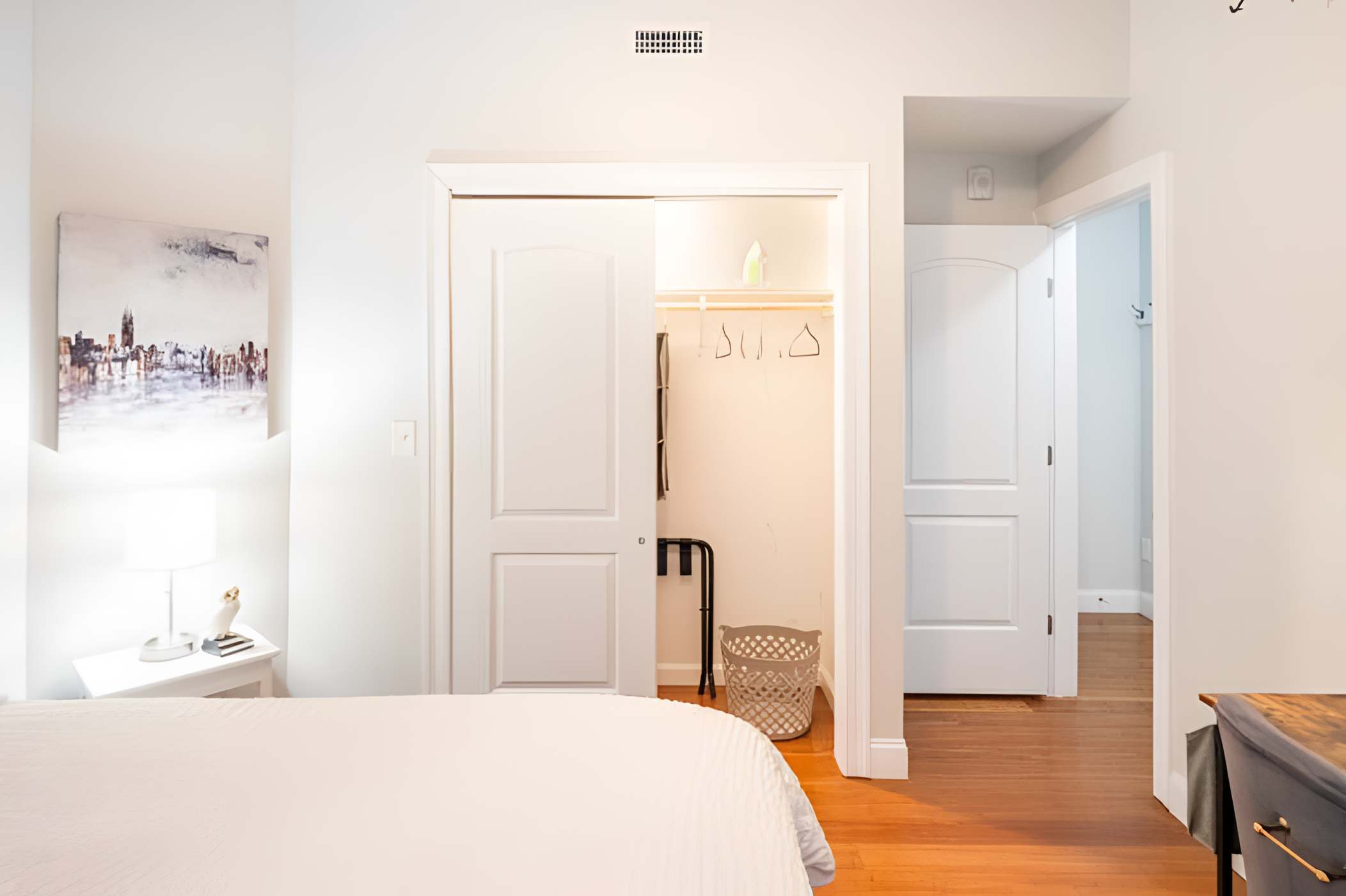 Large closet in the bedroom