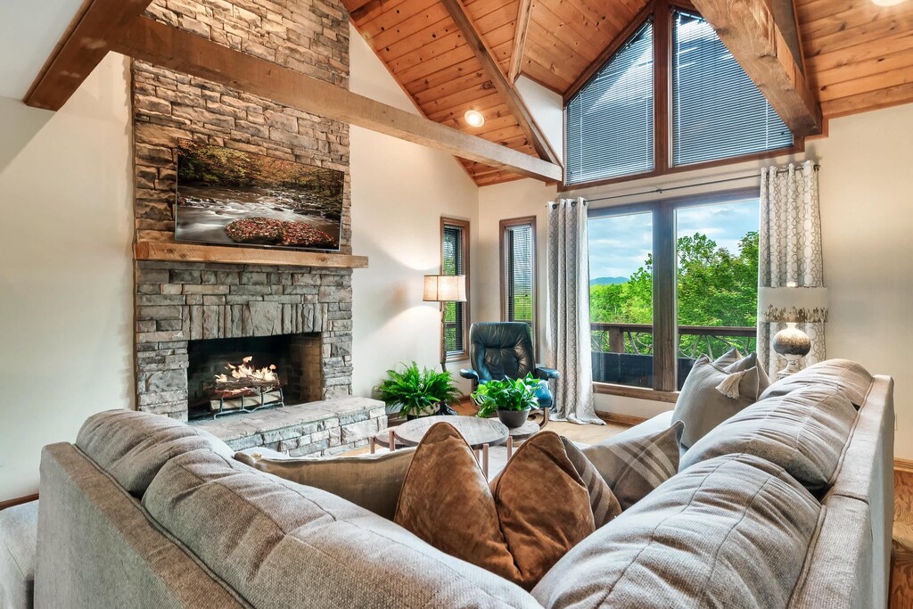 Kick back and watch a movie, or just admire the views!