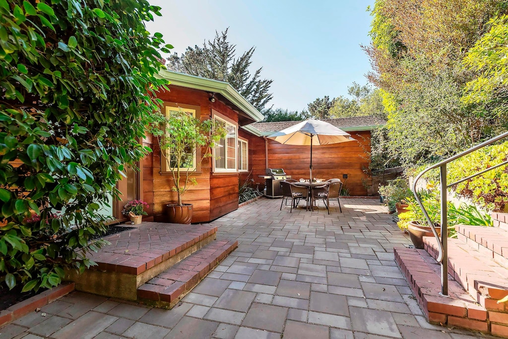 Entrance to this Charming Home in the Treetops