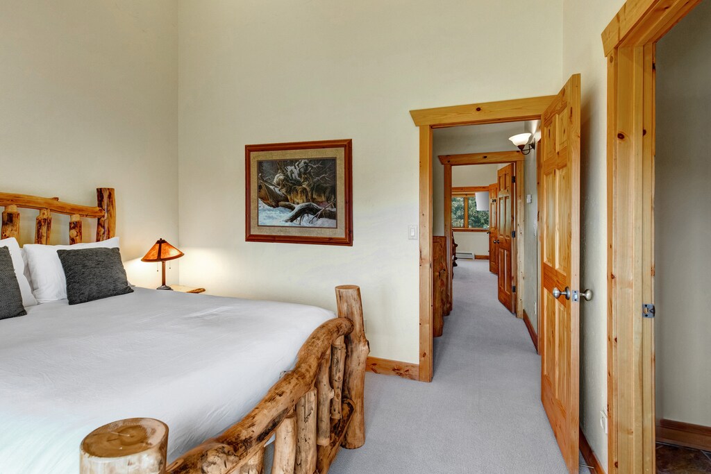 The third bathroom with a king size bed.