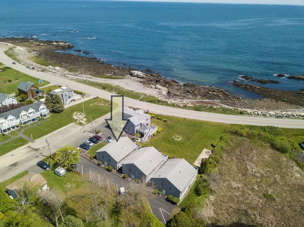 Aerial View - Steps to ocean and walk to Wallis Sands Beach