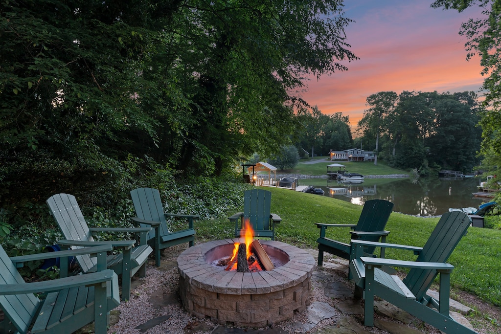 Cozy up in the evenings with s’mores and stories.