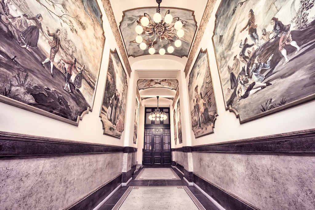 Beautiful building interior