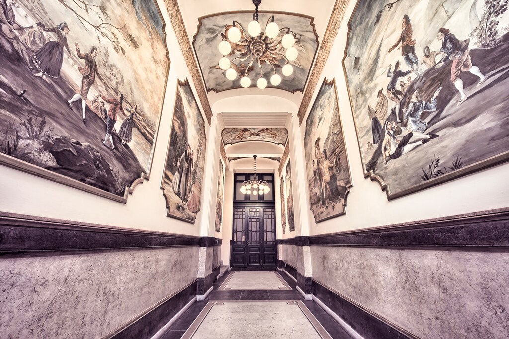 Beautiful building interior