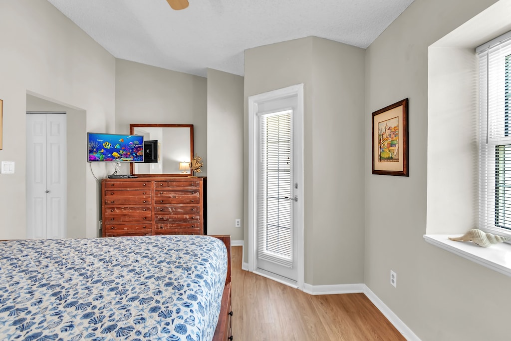 Master Bedroom with Queen Bed and TV