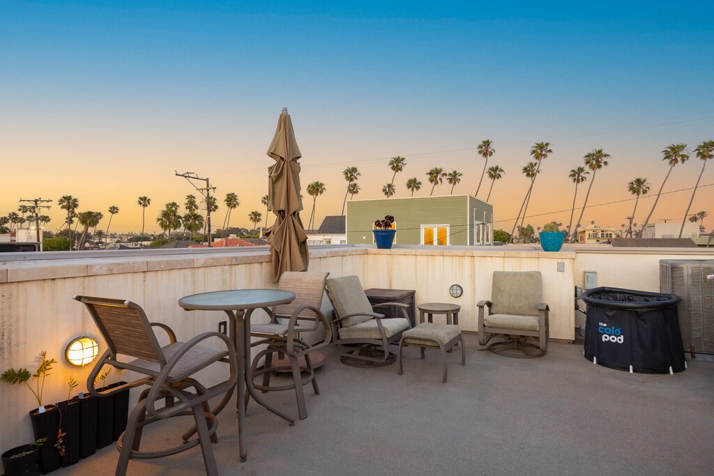 Perfect for dining or unwinding with ocean breezes and sunset skies.