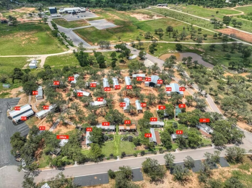 Experience the comfort of a charming tiny home during your stay at The Resort at Fredericksburg!