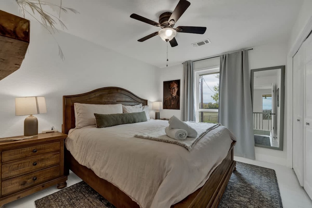 Third bedroom offers a king bed.