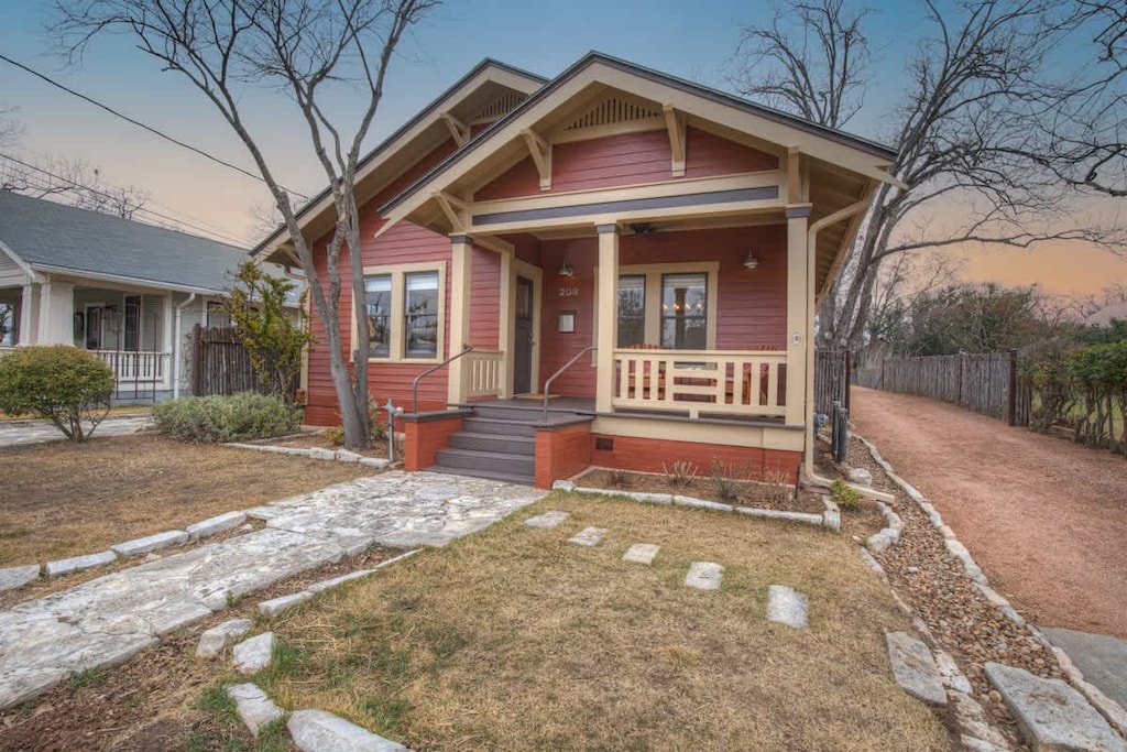 Front View of House