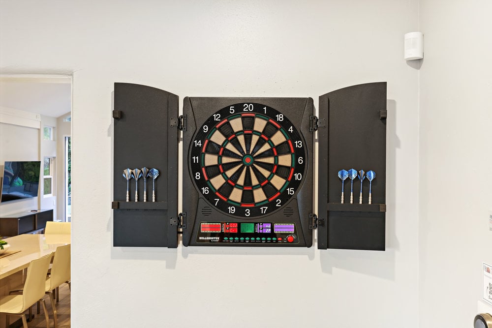 Challenge your group to a game of darts—an easy way to unwind and spark a little fun rivalry.