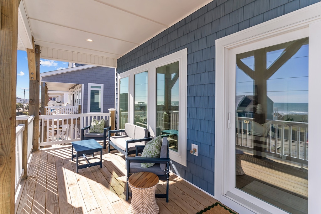 Deck with Ocean Views