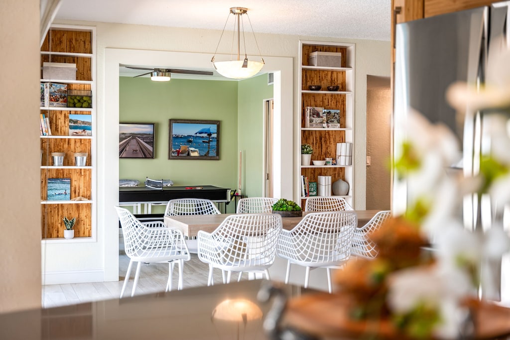 Coastal touches throughout