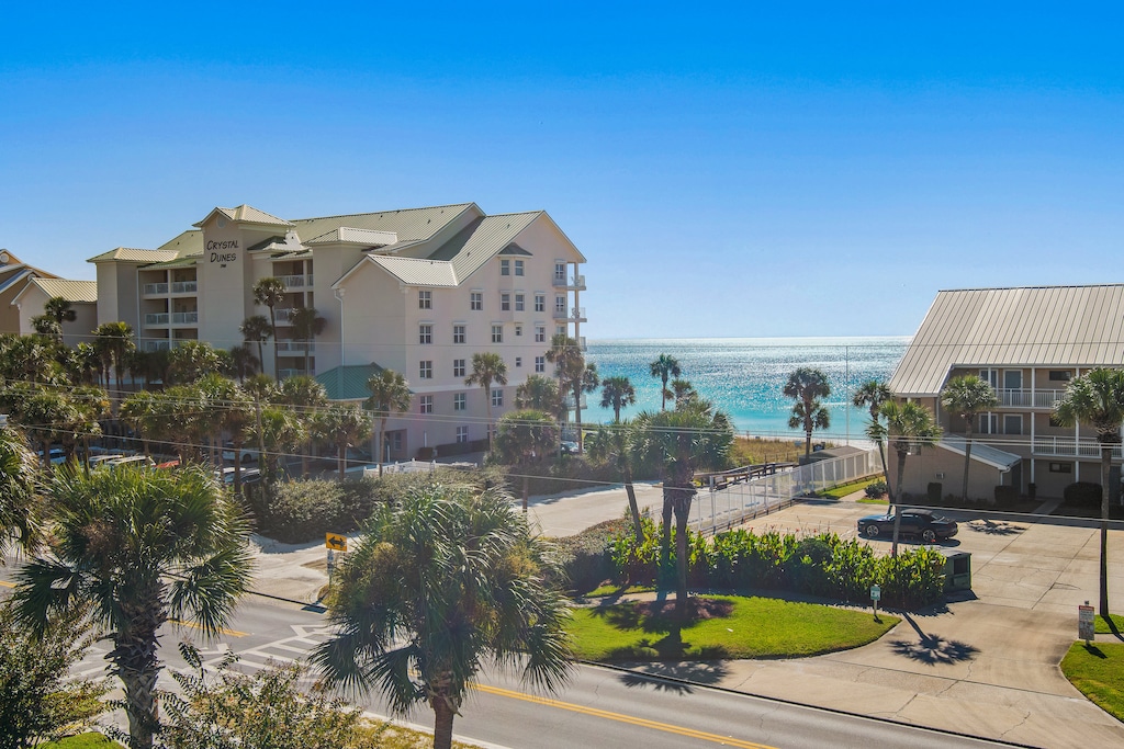 Across from beach with gulf views