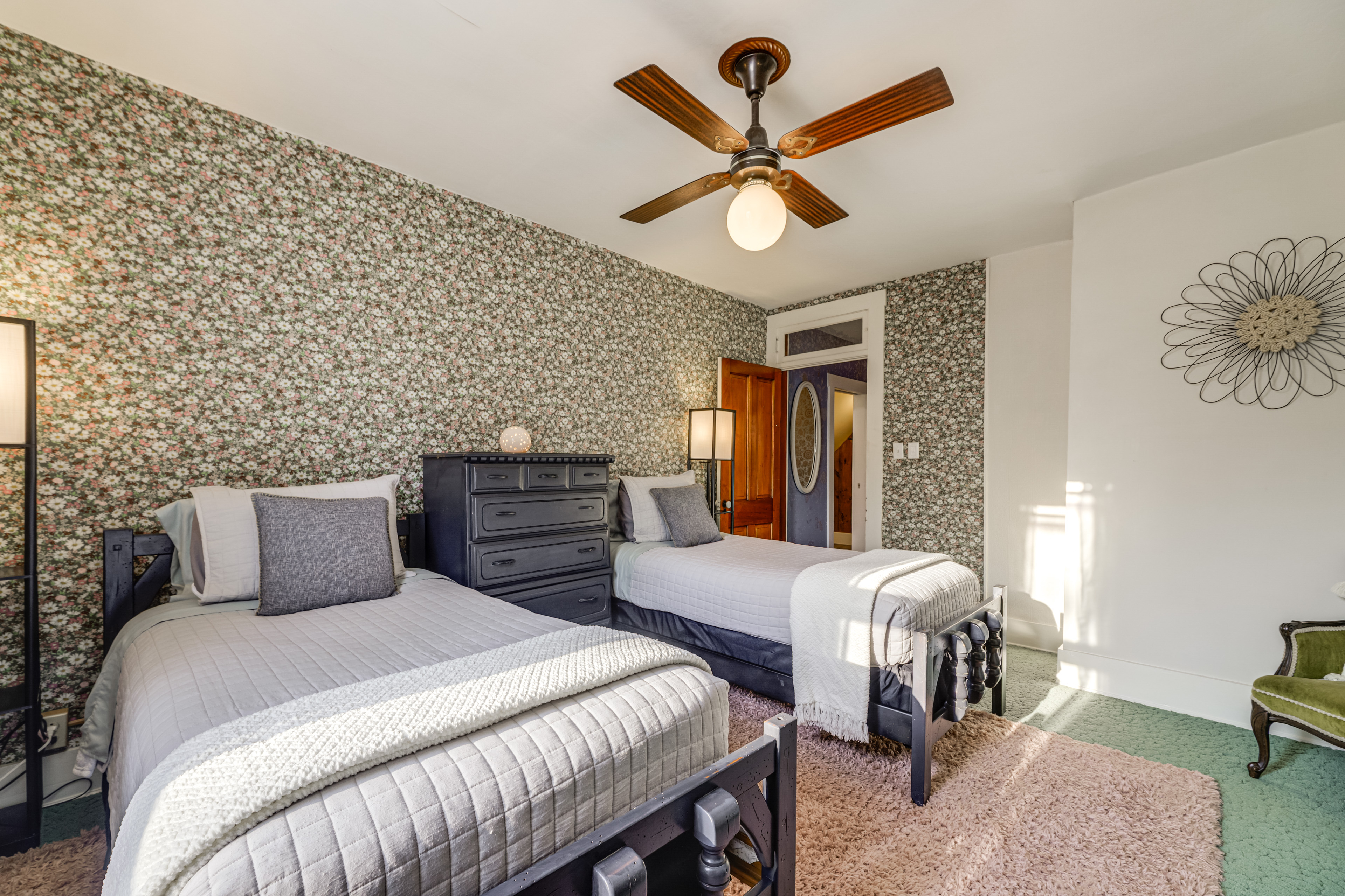 Walkable Group Getaway w/ Bikes in West Liberty!